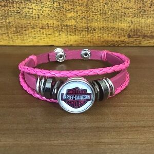 Pink Harley Bracelet